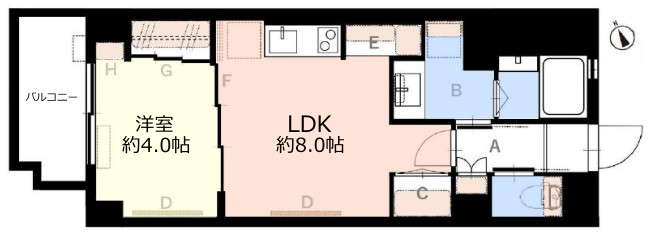 ライオンズマンション成増第5　2階　間取図